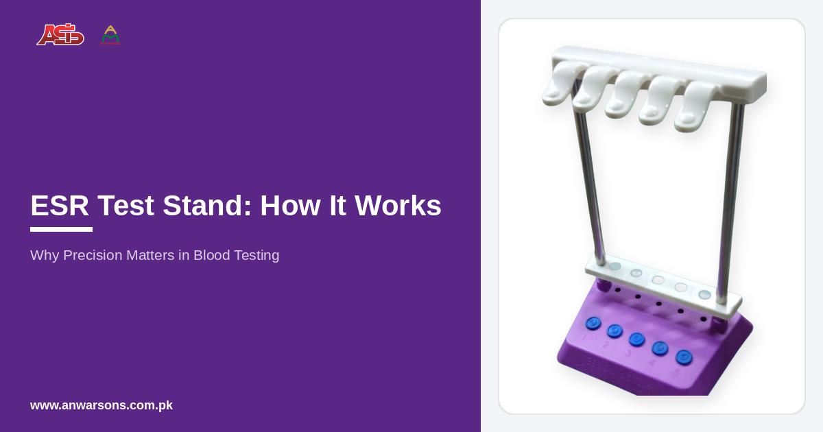 ESR Test Stand: How It Works and Why Precision Matters in Blood Testing